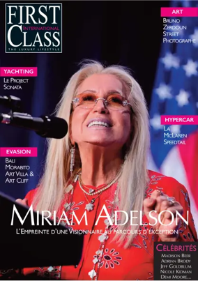 Cover of FIRST CLASS MAGAZINE INTERNATIONAL (FRENCH)