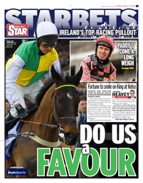 Cover of Irish Daily Star - Starbets