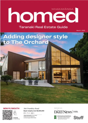 Cover of Homed Taranaki Daily News