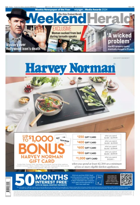 Cover of Weekend Herald