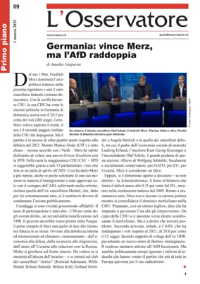 Cover of L'Osservatore