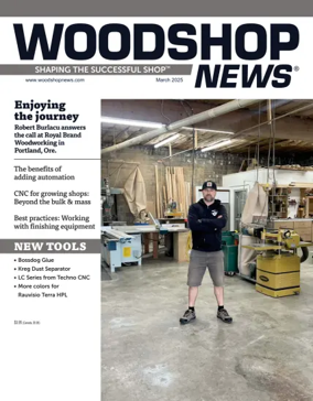 Cover of Woodshop News