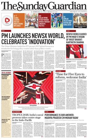 Cover of The Sunday Guardian