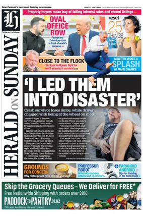Cover of Herald on Sunday
