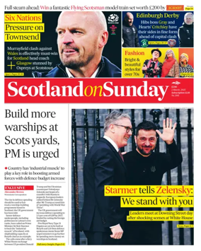 Cover of Scotland on Sunday