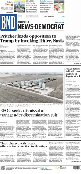 Cover of Belleville News-Democrat (Sunday)