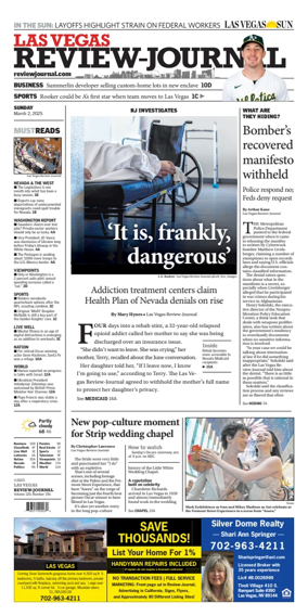 Cover of Las Vegas Review-Journal (Sunday)