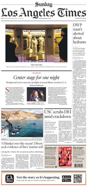Cover of Los Angeles Times (Sunday)