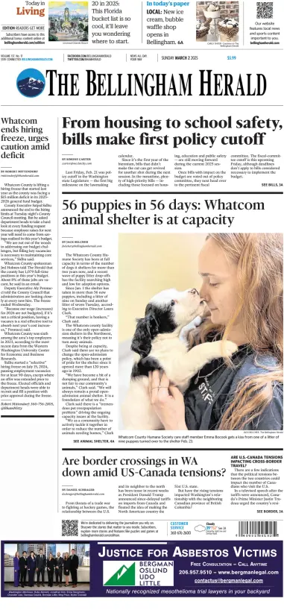 Cover of The Bellingham Herald (Sunday)