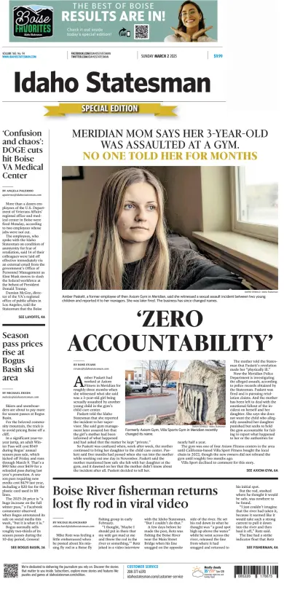 Cover of The Idaho Statesman (Sunday)