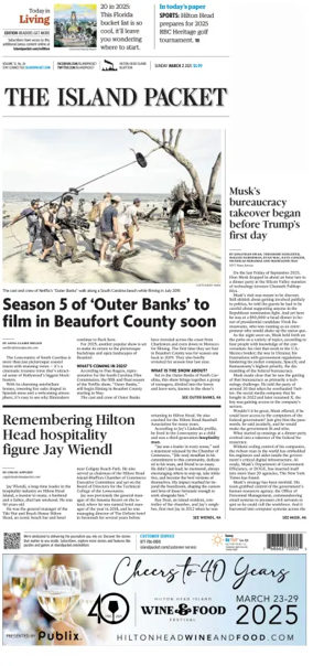 Cover of The Island Packet (Sunday)