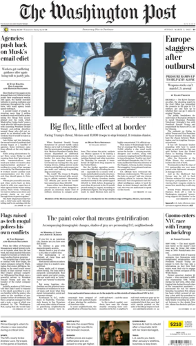 Cover of The Washington Post Sunday