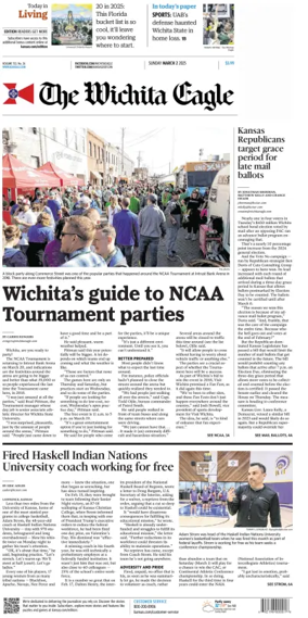 Cover of The Wichita Eagle (Sunday)