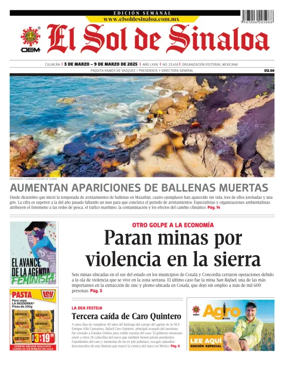 Cover of El Sol de Sinaloa