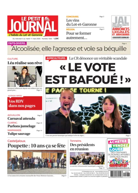 Cover of Le Petit Journal - L'hebdo du Lot-et-Garonne