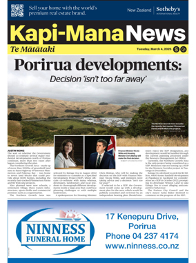 Cover of Kapi-Mana News