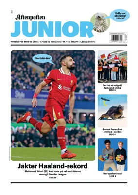Cover of Aftenposten Junior