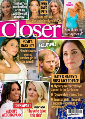 Cover of Closer (UK)