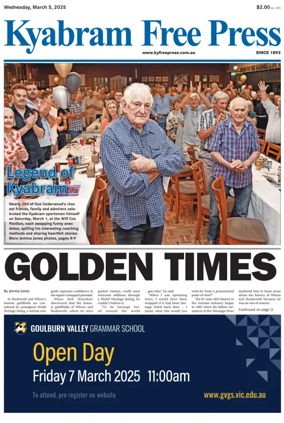 Cover of Kyabram Free Press