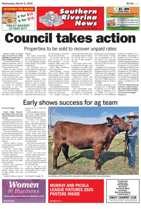 Cover of Southern Riverina news