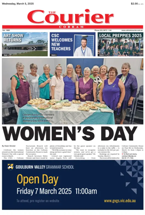 Cover of The Cobram Courier
