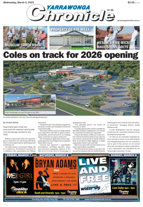 Cover of Yarrawonga Chronicle