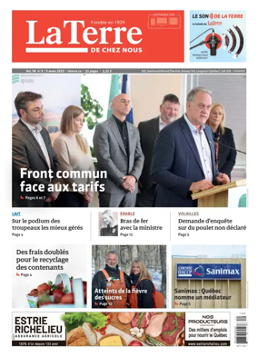 Cover of La Terre de chez nous