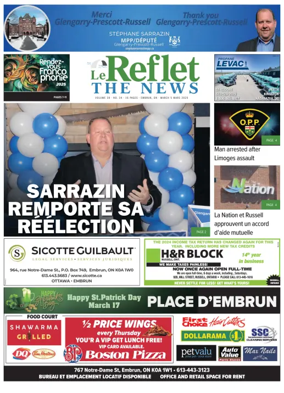 Cover of Le Reflet (The News)