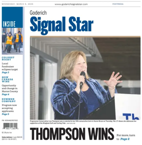 Cover of The Goderich Signal-Star