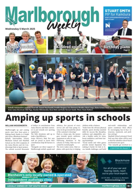 Cover of Marlborough Weekly