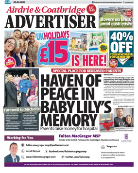 Cover of Airdrie & Coatbridge Advertiser