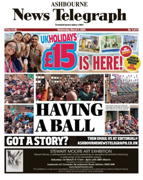 Cover of Ashbourne News Telegraph