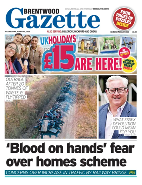 Cover of Brentwood Gazette