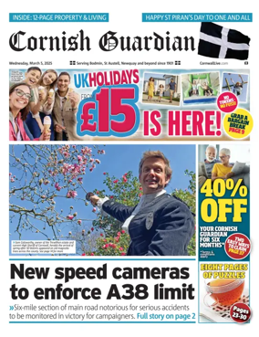 Cover of Cornish Guardian (Newquay & the North Coast)