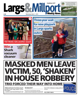 Cover of Largs & Millport Weekly News