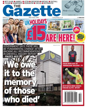 Cover of Ruislip & Eastcote & Northwood Gazette