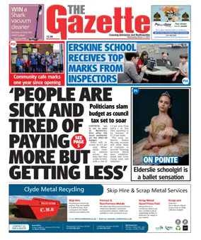 Cover of The Gazette (Scotland)