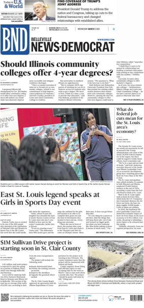 Cover of Belleville News-Democrat