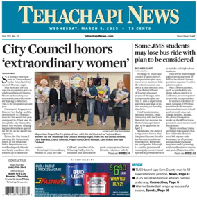 Cover of Tehachapi News