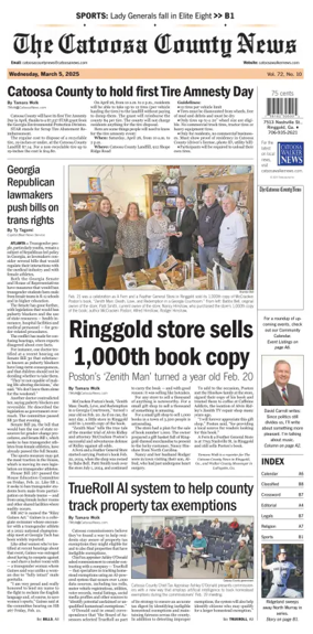 Cover of The Catoosa County News