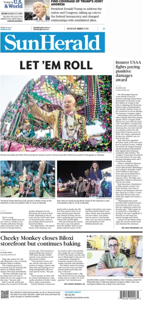 Cover of The Sun Herald