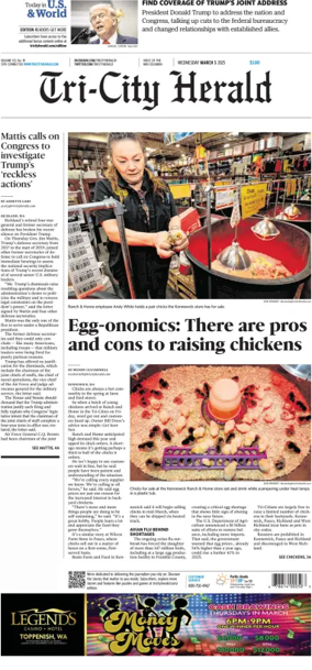 Cover of Tri-City Herald