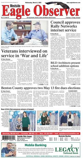 Cover of Westside Eagle-Observer