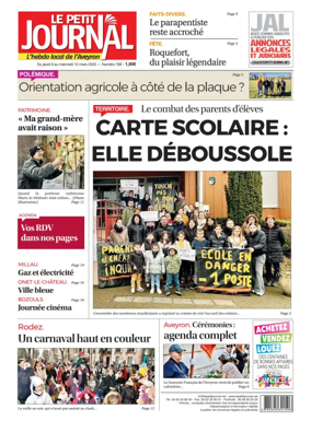 Cover of Le Petit Journal - L'hebdo local de l'Aveyron