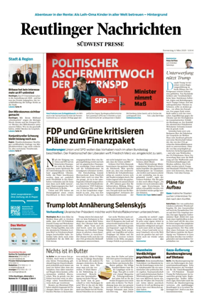 Cover of Reutlinger Nachrichten