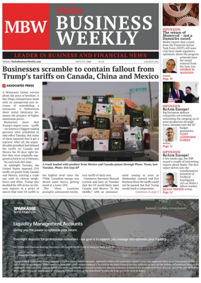 Cover of The Malta Business Weekly