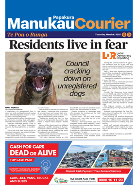 Cover of Manukau Courier