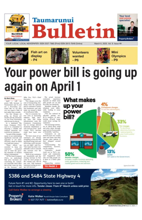 Cover of Taumarunui Bulletin
