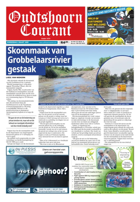 Cover of Oudtshoorn Courant