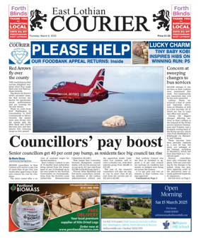 Cover of East Lothian Courier